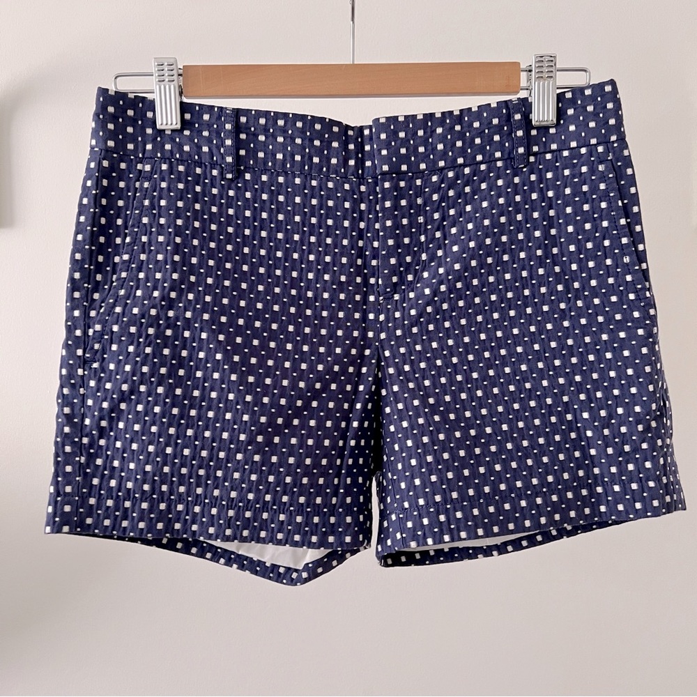 Banana Republic Navy Short with Square Dots